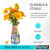 MODGY Expandable Flower Vase, Plastic Decorative Modern Foldable Printed Vases for Centerpieces for Wedding, Dining Table, Home Decor, Living Room, Bathroom, Frank Lloyd Wright, Hoffman Rug view 3
