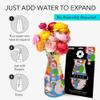 MODGY Expandable Flower Vase, Plastic Decorative Modern Foldable Printed Vases for Centerpieces for Wedding, Dining Table, Home Decor, Living Room, Bathroom, Frank Lloyd Wright, Hoffman Rug view 4