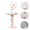3 Pcs Resin Ornaments Dancer Cake Topper Norse Decor Ornament Figurines Elegant Decor Gilrs Birthday Dancer Ballet Figurines Figure White Doll Girl Nordic Synthetic Resin view 4