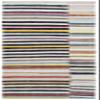3'7" x 9'11" - 110 x 303 Cm Girit Beige Striped Bohemian Wool Cotton Handmade Handknotted Vintage Turkish Area Rug for Living Room Bedroom Nursery Hallway Indoor view 1