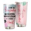 Awesome Benefits Consultant Tumbler Stainless Steel 20oz, Funny Benefits Consultant Gifts Bulk For Birthday Christmas, Benefits Consultant Gifts For Men Women Office Coworker Driking Coffee Cup Humor view 1