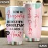 Awesome Benefits Consultant Tumbler Stainless Steel 20oz, Funny Benefits Consultant Gifts Bulk For Birthday Christmas, Benefits Consultant Gifts For Men Women Office Coworker Driking Coffee Cup Humor view 4