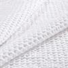 HiEnd Accents Stonewashed Cotton Waffle Weave Duvet Cover Set, Queen Size, White Solid Color, Classic Traditional Bed Set, 1 Comforter Cover and 2 Pillowcases view 4