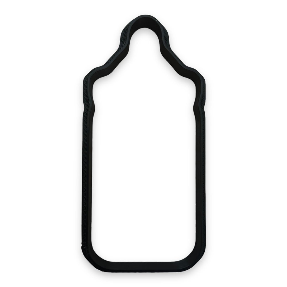 Baby Bottle Cookie Cutter with Easy to Push Design