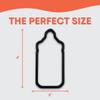 Baby Bottle Cookie Cutter with Easy to Push Design view 2