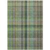 Addison Rugs Chantille ACN548 Green 8' x 10 Indoor Outdoor Area Rug, Stain Resistant, Machine Washable, Non Shedding, Bedroom, Living Room, Dining Room, Kitchen Rug view 1