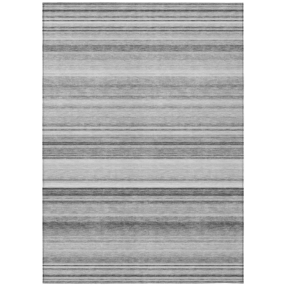 Addison Rugs Chantille ACN529 Gray 3' x 5 Indoor Outdoor Area Rug, Stain Resistant, Machine Washable, Non Shedding, Bedroom, Living Room, Dining Room, Kitchen Rug