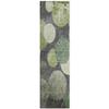 Addison Rugs Chantille ACN556 Green 2'3" x 7'6" Indoor Outdoor Hallway Runner Rug, Stain Resistant Washable Kitchen Area Carpet for Bathroom, Laundry and Bedroom view 1