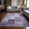 Addison Rugs Chantille ACN566 Purple 10' x 14 Indoor Outdoor Area Rug, Stain Resistant, Machine Washable, Non Shedding, Bedroom, Living Room, Dining Room, Kitchen Rug view 2