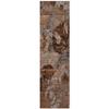 Addison Rugs Chantille ACN555 Orange 2'3" x 7'6" Indoor Outdoor Hallway Runner Rug, Stain Resistant Washable Kitchen Area Carpet for Bathroom, Laundry and Bedroom view 1