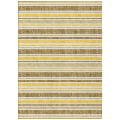 Addison Rugs Chantille ACN531 Brown 2'6" x 3'10 Indoor Outdoor Area Rug, Stain Resistant, Machine Washable, Non Shedding, Bedroom, Living Room, Dining Room, Kitchen Rug