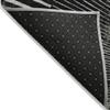Addison Rugs Chantille ACN542 Black 3' x 5' Indoor Outdoor Area Rug, Easy Clean, Machine Washable, Non Shedding, Bedroom, Living Room, Dining Room, Kitchen, Patio Rug view 4