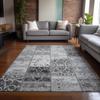 Addison Rugs Chantille ACN566 Gray 2'6" x 3'10 Indoor Outdoor Area Rug, Stain Resistant, Machine Washable, Non Shedding, Bedroom, Living Room, Dining Room, Kitchen Rug view 2