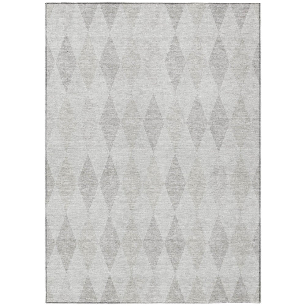 Addison Rugs Chantille ACN561 Ivory 9' x 12 Indoor Outdoor Area Rug, Stain Resistant, Machine Washable, Non Shedding, Bedroom, Living Room, Dining Room, Kitchen Rug