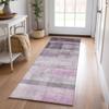 Addison Rugs Chantille ACN568 Purple 2'3" x 7'6" Indoor Outdoor Hallway Runner Rug, Stain Resistant Washable Kitchen Area Carpet for Bathroom, Laundry and Bedroom view 2