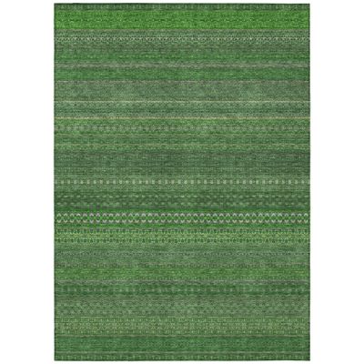 Addison Rugs Chantille ACN527 Green 10' x 14 Indoor Outdoor Area Rug, Stain Resistant, Machine Washable, Non Shedding, Bedroom, Living Room, Dining Room, Kitchen Rug