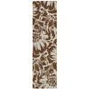 Addison Rugs Chantille ACN551 Brown 2'3" x 7'6" Indoor Outdoor Hallway Runner Rug, Stain Resistant Washable Kitchen Area Carpet for Bathroom, Laundry and Bedroom view 1