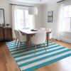 Addison Rugs Chantille ACN528 Teal 9' x 12 Indoor Outdoor Area Rug, Stain Resistant, Machine Washable, Non Shedding, Bedroom, Living Room, Dining Room, Kitchen Rug view 2