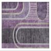 Addison Rugs Chantille ACN532 Purple 1'8" x 2'6 Indoor Outdoor Area Rug, Stain Resistant, Machine Washable, Non Shedding, Bedroom, Living Room, Dining Room, Kitchen Rug view 1