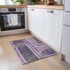 Addison Rugs Chantille ACN532 Purple 1'8" x 2'6 Indoor Outdoor Area Rug, Stain Resistant, Machine Washable, Non Shedding, Bedroom, Living Room, Dining Room, Kitchen Rug view 2