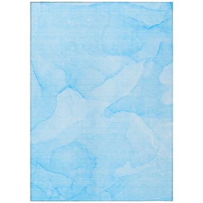 Addison Rugs Chantille ACN509 Blue 5' x 7'6 Indoor Outdoor Area Rug, Stain Resistant, Machine Washable, Non Shedding, Bedroom, Living Room, Dining Room, Kitchen Rug