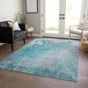 Addison Rugs Chantille ACN562 Teal 5' x 7'6 Indoor Outdoor Area Rug, Stain Resistant, Machine Washable, Non Shedding, Bedroom, Living Room, Dining Room, Kitchen Rug view 2