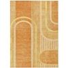 Addison Rugs Chantille ACN532 Orange 5' x 7'6 Indoor Outdoor Area Rug, Stain Resistant, Machine Washable, Non Shedding, Bedroom, Living Room, Dining Room, Kitchen Rug view 1