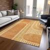 Addison Rugs Chantille ACN532 Orange 5' x 7'6 Indoor Outdoor Area Rug, Stain Resistant, Machine Washable, Non Shedding, Bedroom, Living Room, Dining Room, Kitchen Rug view 2