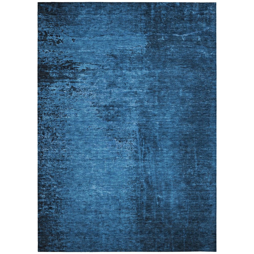 Addison Rugs Chantille ACN554 Blue 5' x 7'6 Indoor Outdoor Area Rug, Stain Resistant, Machine Washable, Non Shedding, Bedroom, Living Room, Dining Room, Kitchen Rug
