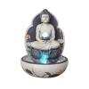 Tabletop Fountain 23.6 inch Tall Indoor/Outdoor Buddha Tabletop Water Fountain with LED Lights - Zen Tabletop Water Fountain for Home Office Decor Desktop Fountains view 1
