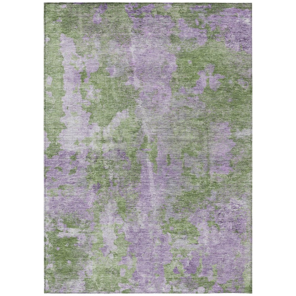 Addison Rugs Chantille ACN173 Green 3' x 5 Indoor Outdoor Area Rug, Stain Resistant, Machine Washable, Non Shedding, Bedroom, Living Room, Dining Room, Kitchen Rug