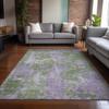 Addison Rugs Chantille ACN173 Green 3' x 5 Indoor Outdoor Area Rug, Stain Resistant, Machine Washable, Non Shedding, Bedroom, Living Room, Dining Room, Kitchen Rug view 2