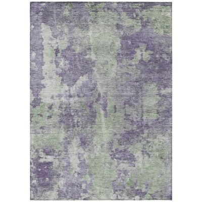 Addison Rugs Chantille ACN173 Purple 10' x 14 Indoor Outdoor Area Rug, Stain Resistant, Machine Washable, Non Shedding, Bedroom, Living Room, Dining Room, Kitchen Rug