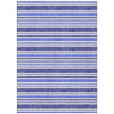 Addison Rugs Chantille ACN531 Blue 3' x 5 Indoor Outdoor Area Rug, Stain Resistant, Machine Washable, Non Shedding, Bedroom, Living Room, Dining Room, Kitchen Rug