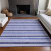 Addison Rugs Chantille ACN531 Blue 3' x 5 Indoor Outdoor Area Rug, Stain Resistant, Machine Washable, Non Shedding, Bedroom, Living Room, Dining Room, Kitchen Rug view 2