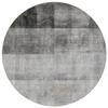 Addison Rugs Chantille ACN568 Gray 8' x 8 Indoor Outdoor Round Area Rug, Stain Resistant, Machine Washable, Non Shedding, Bedroom, Living Room, Dining Room, Kitchen Rug view 1
