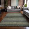 Addison Rugs Chantille ACN527 Green 3' x 5 Indoor Outdoor Area Rug, Stain Resistant, Machine Washable, Non Shedding, Bedroom, Living Room, Dining Room, Kitchen Rug view 2