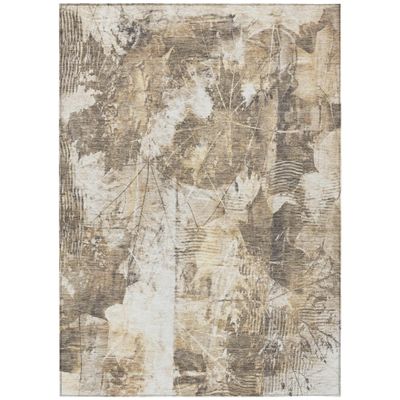 Addison Rugs Chantille ACN560 Brown 5' x 7'6 Indoor Outdoor Area Rug, Stain Resistant, Machine Washable, Non Shedding, Bedroom, Living Room, Dining Room, Kitchen Rug