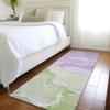 Addison Rugs Chantille ACN517 Purple 2'3" x 7'6" Indoor Outdoor Hallway Runner Rug, Stain Resistant Washable Kitchen Area Carpet for Bathroom, Laundry and Bedroom view 2