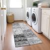 Addison Rugs Chantille ACN566 Gray 2'3" x 7'6" Indoor Outdoor Hallway Runner Rug, Stain Resistant Washable Kitchen Area Carpet for Bathroom, Laundry and Bedroom view 2