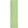 Addison Rugs Chantille ACN550 Green 2'3" x 7'6" Indoor Outdoor Hallway Runner Rug, Stain Resistant Washable Kitchen Area Carpet for Bathroom, Laundry and Bedroom view 1