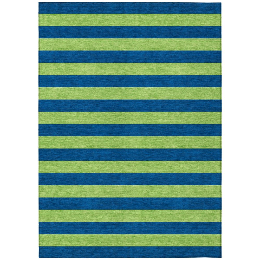 Addison Rugs Chantille ACN530 Blue 5' x 7'6 Indoor Outdoor Area Rug, Stain Resistant, Machine Washable, Non Shedding, Bedroom, Living Room, Dining Room, Kitchen Rug