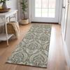 Addison Rugs Chantille ACN572 Brown 2'3" x 7'6" Indoor Outdoor Hallway Runner Rug, Stain Resistant Washable Kitchen Area Carpet for Bathroom, Laundry and Bedroom view 2