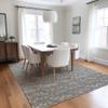 Addison Rugs Chantille ACN514 Gray 3' x 5 Indoor Outdoor Area Rug, Stain Resistant, Machine Washable, Non Shedding, Bedroom, Living Room, Dining Room, Kitchen Rug view 2