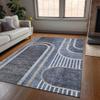 Addison Rugs Chantille ACN532 Blue 9' x 12 Indoor Outdoor Area Rug, Stain Resistant, Machine Washable, Non Shedding, Bedroom, Living Room, Dining Room, Kitchen Rug view 2