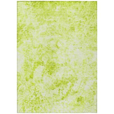 Addison Rugs Chantille ACN553 Green 5' x 7'6 Indoor Outdoor Area Rug, Stain Resistant, Machine Washable, Non Shedding, Bedroom, Living Room, Dining Room, Kitchen Rug