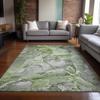 Addison Rugs Chantille ACN519 Green 5' x 7'6 Indoor Outdoor Area Rug, Stain Resistant, Machine Washable, Non Shedding, Bedroom, Living Room, Dining Room, Kitchen Rug view 2