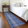 Addison Rugs Chantille ACN541 Blue 2'3" x 7'6" Indoor Outdoor Hallway Runner Rug, Stain Resistant Washable Kitchen Area Carpet for Bathroom, Laundry and Bedroom view 2
