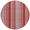 Addison Rugs Chantille ACN543 Red 8' x 8' Indoor Outdoor Round Rug, Easy Clean, Machine Washable, Non Shedding, Bedroom, Living Room, Dining Room, Kitchen, Patio Rug view 1