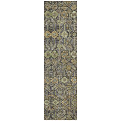 Addison Rugs Chantille ACN174 Orange 2'3" x 7'6" Indoor Outdoor Hallway Runner Rug, Stain Resistant Washable Kitchen Area Carpet for Bathroom, Laundry and Bedroom